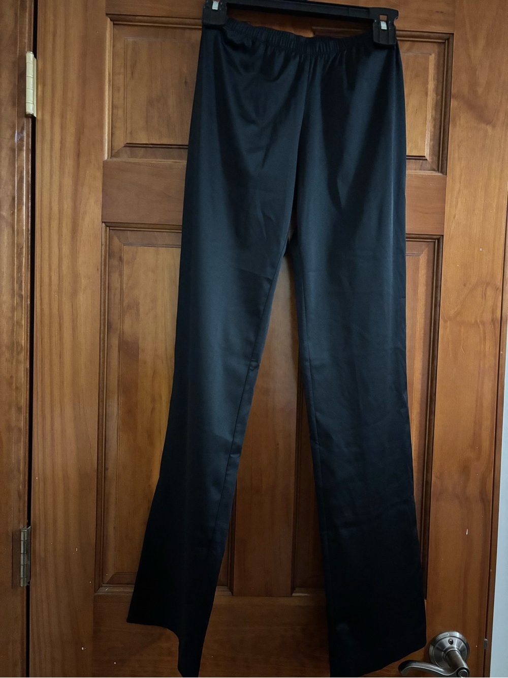 Nicole Miller Black Wide-Leg Pull-On Pants